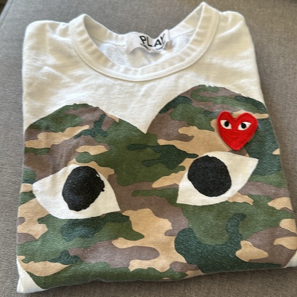 ❤️ COMMES DES GARÇON camo heart tee ❤️ - Picture 4 of 4